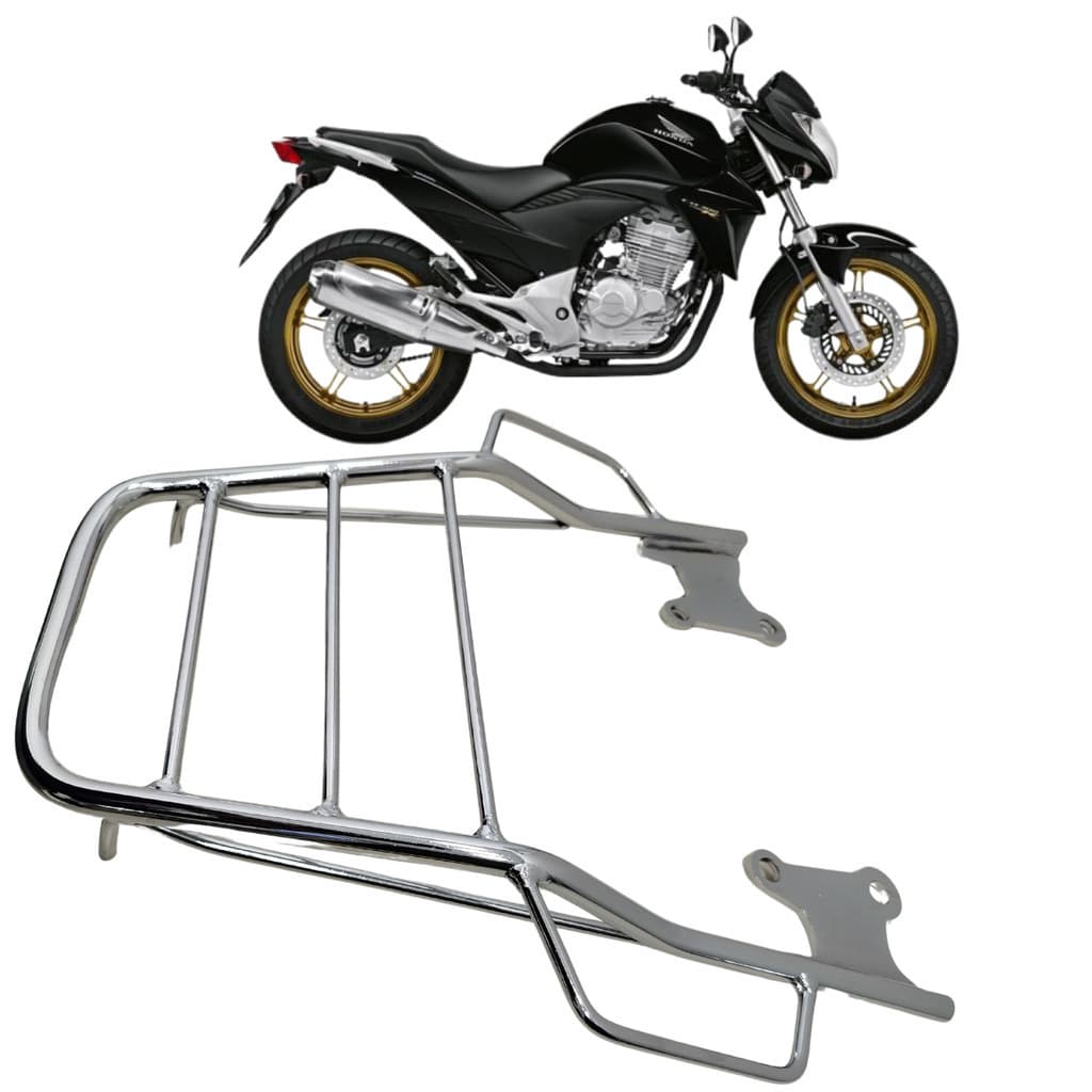 Bagageiro Suporte Para Bau Cb 300 2009 A 2015 Moto Transporte