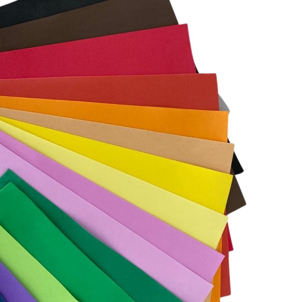 Folhas de Eva Liso 40X60 - 10 Folhas Escolha a Cor