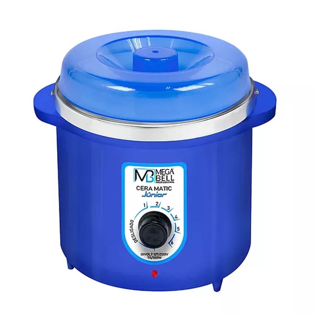 Termocera Cera Matic de Cera Quente Depilador Azul 400g Blue Mega Bell
