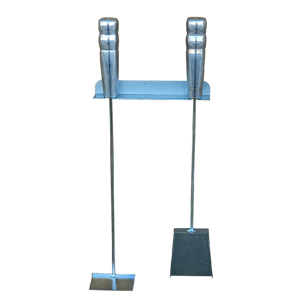 KIT LIMPEZA DE CHURRASQUEIRA RASTELO  DE BRASA E PA 49 CM