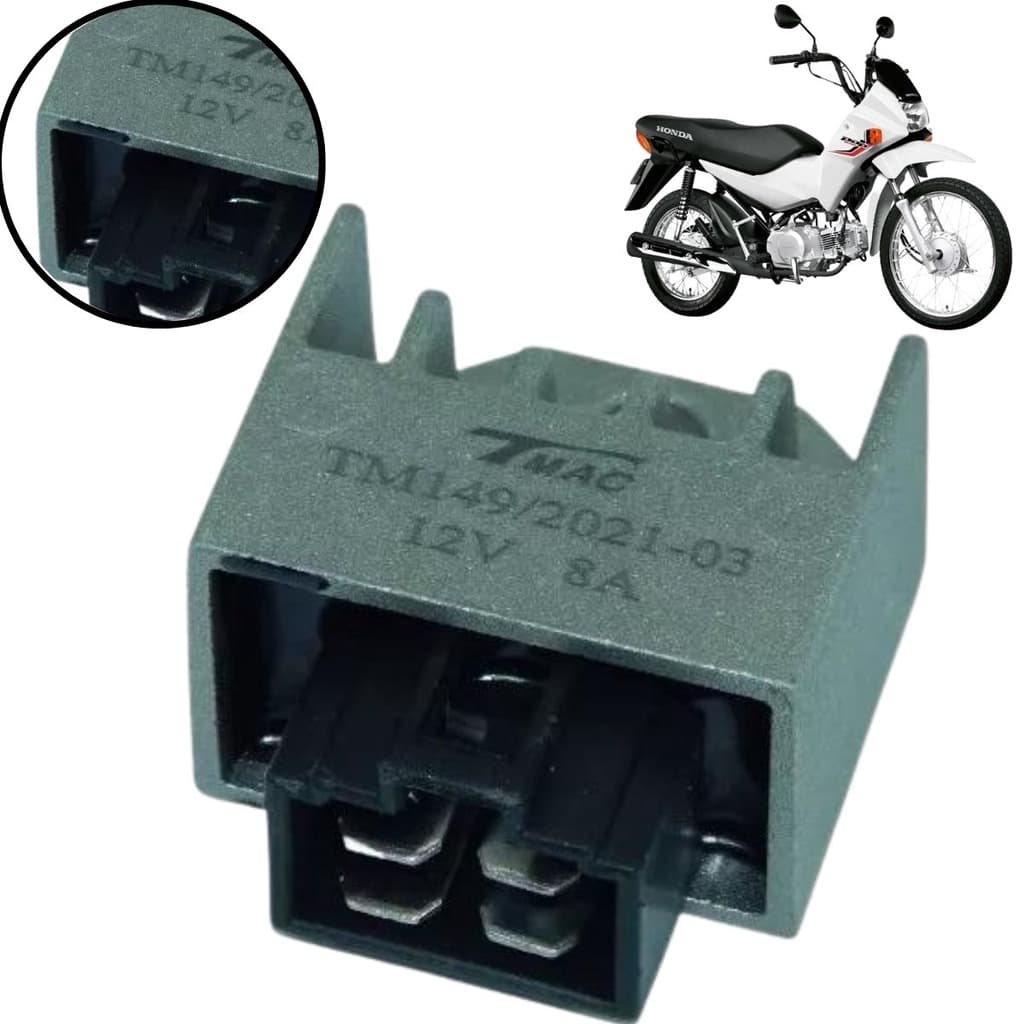 Regulador Retificador Biz 100 Biz 125 Today Dream 100 Xlr 125 Nxr 125 Pop 100 Titan 125 Fan 125
