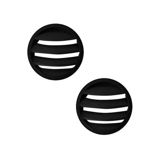 Par Difusor Saída De Ar Painel Superior Gol Parati Saveiro Santana Preto G3 G4 2000 á 2013