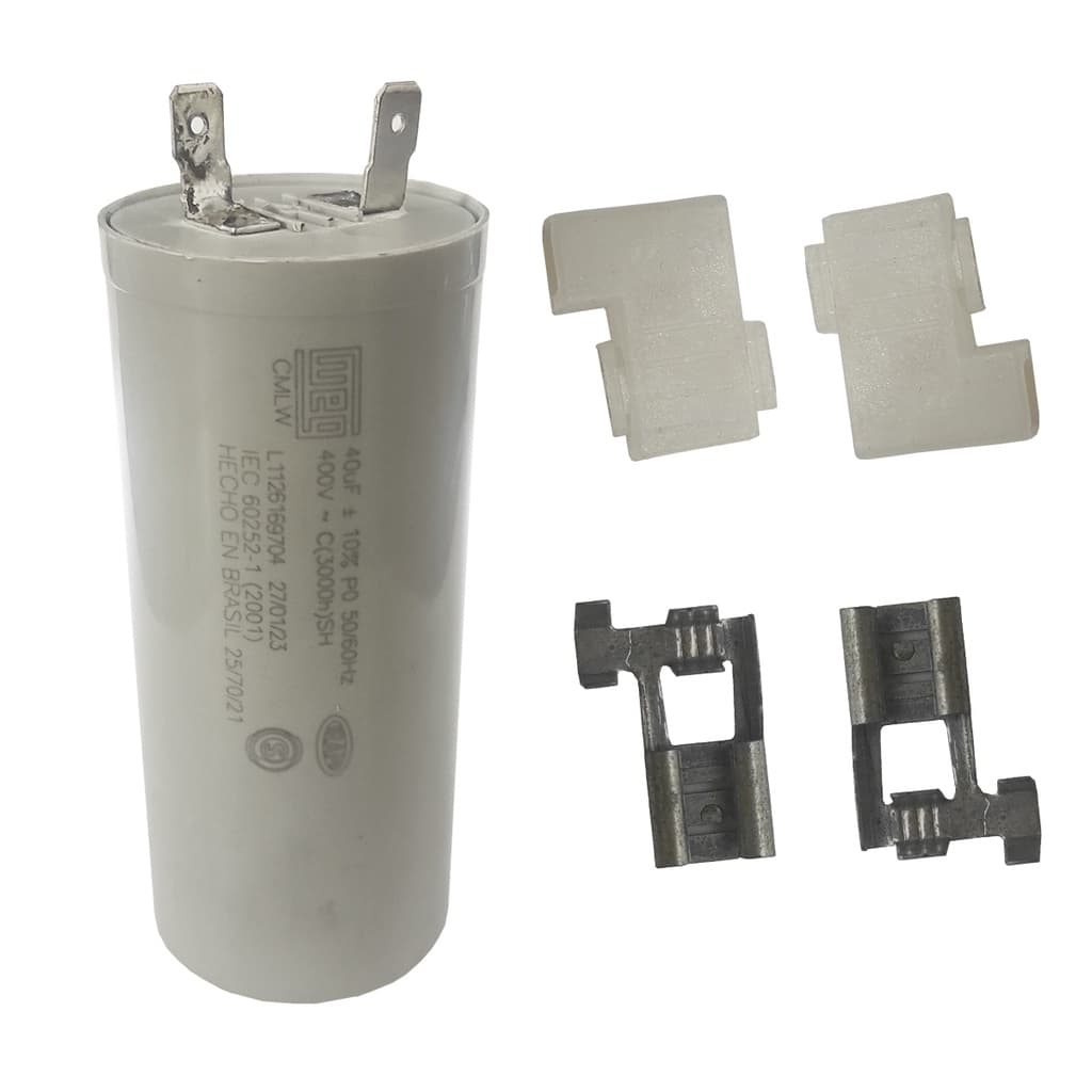 Capacitor 40Uf Para Lavadora Alta Pressão J6800-J7000-J7200-J4800-J8000-J8200-J7600-MBC Jacto Clean Peça Original