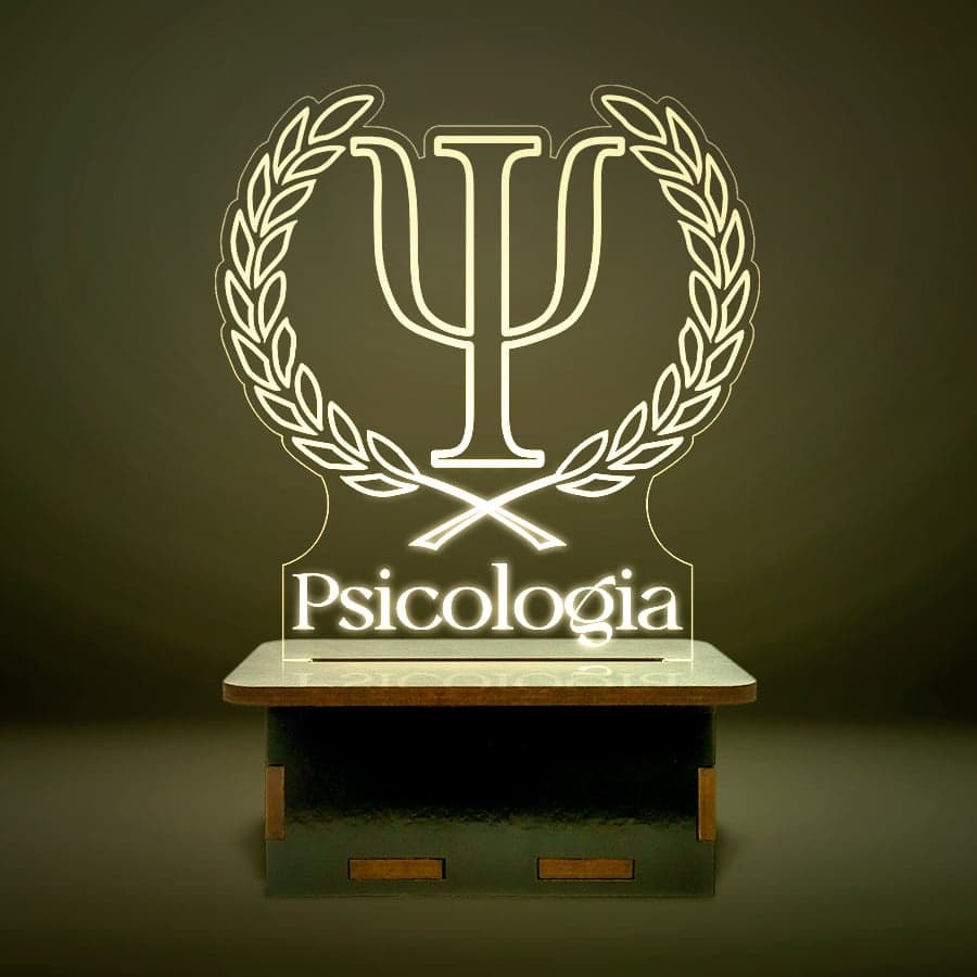 Mini Luminária Cursos - Psicologia