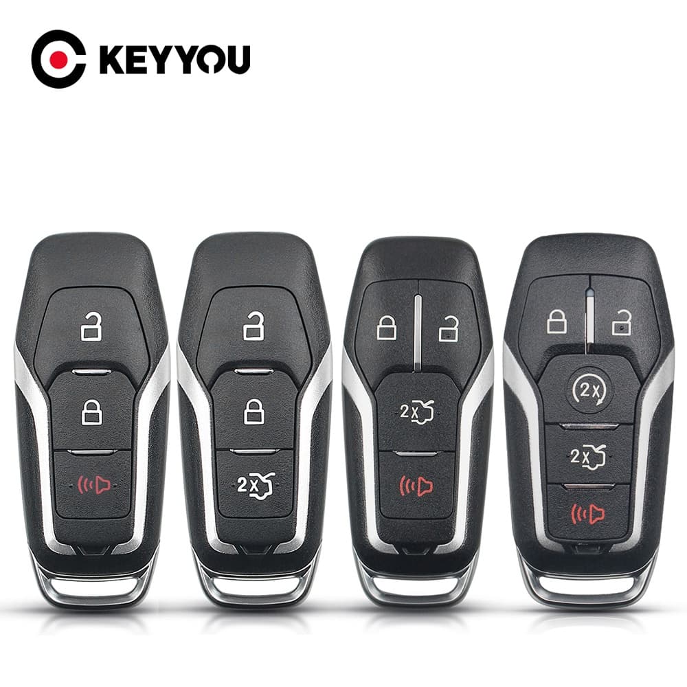 Caixa Com Chave Para Carro Remoto Inteligente 4/5 Botões O Ford Mustang Edge Explorer Fusion Mondeo Kuka HU101 Blade