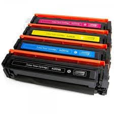 Kit 4 Toner Compatível CF510A CF511A CF512A CF513A 204A CYMBK Evolut para M154a M180 M181