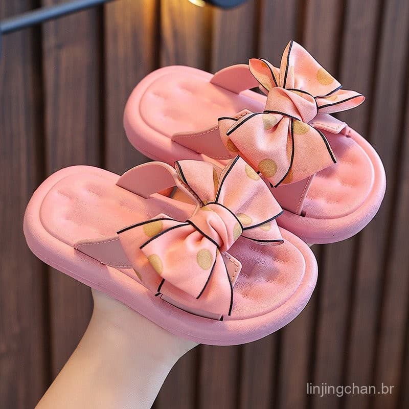 0-10 anos de idade / Sandálias para crianças / Chinelos para meninas / Sapatos de princesa