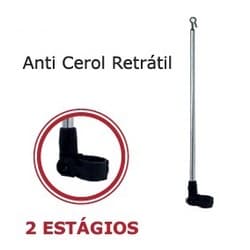 Antena Corta Pipa Retratil Anti Cerol Abracadeira De Nylon