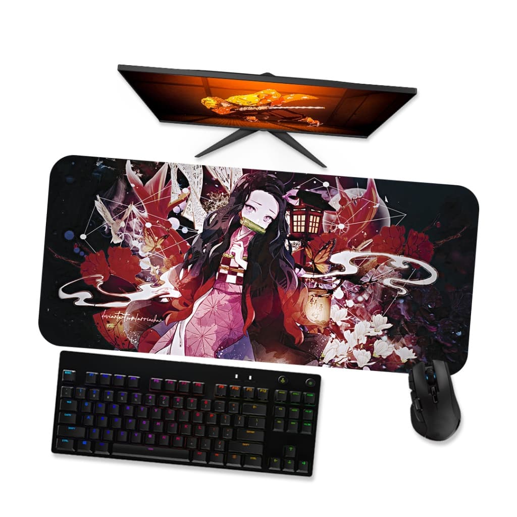 Mouse Pad Gamer Grande  Demon Slayer Nezuko Kamado 2  90x40 80x40 60x40 70x30 45x40