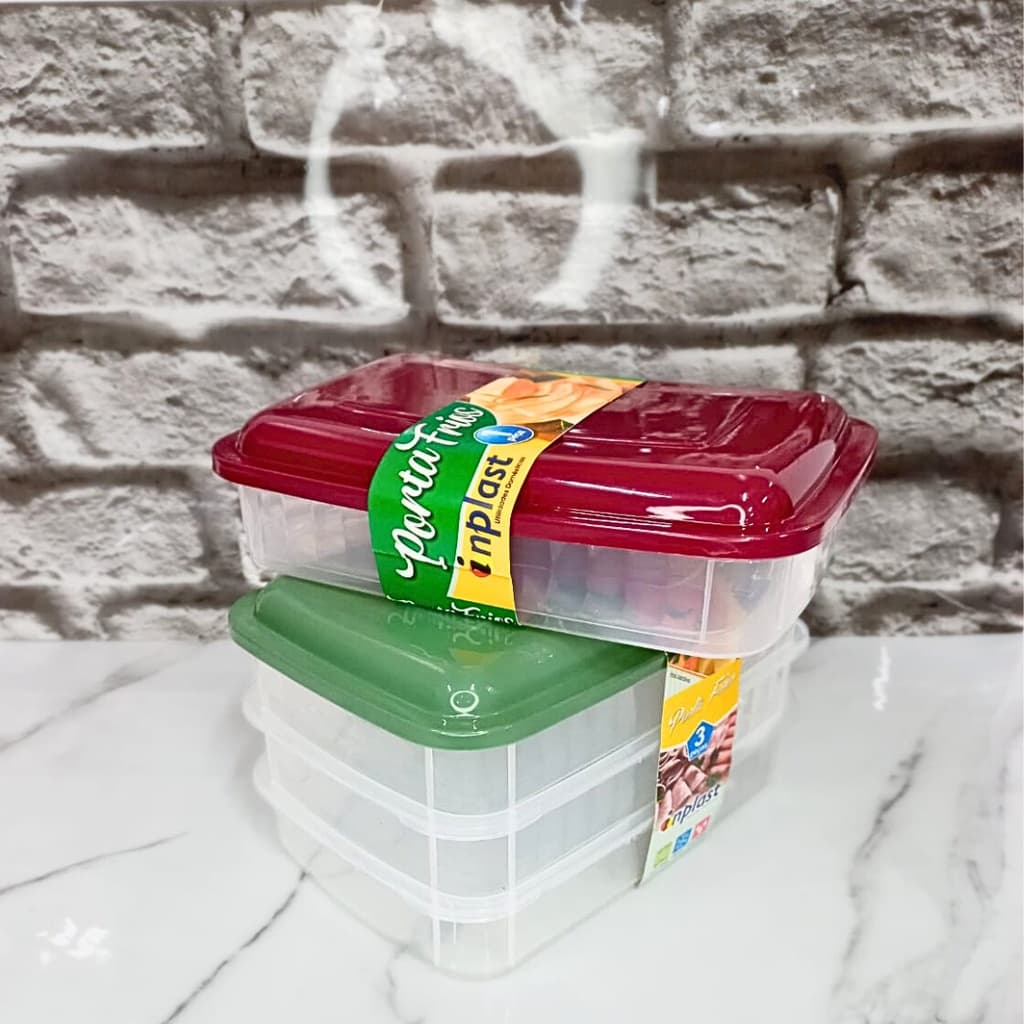 Porta Frios com 1 ou 3 Divisórias Empilhável de Plástico - Inplast