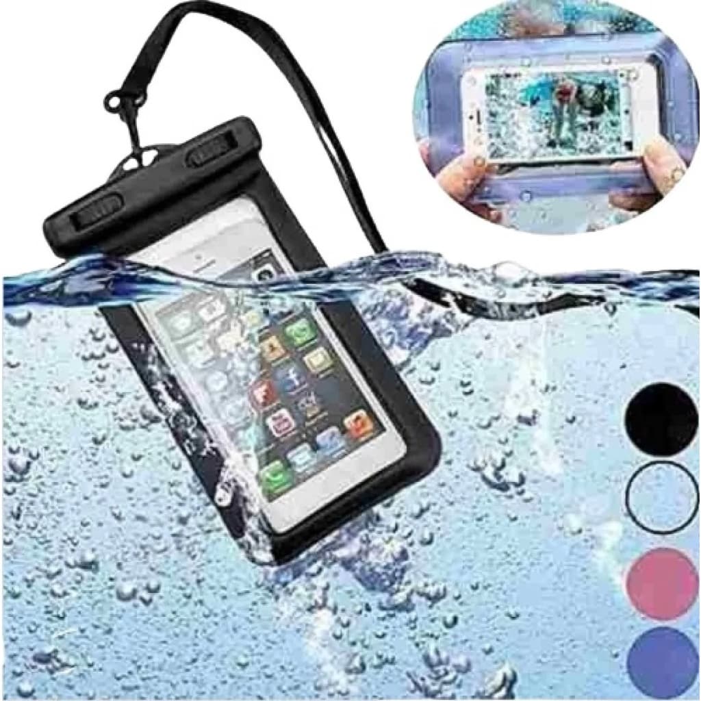 Capa  A Prova D'água Transparente Universal Para Celulares e Objetos 6.6 Plegadas De Agua Para Praia Piscina Motoboy