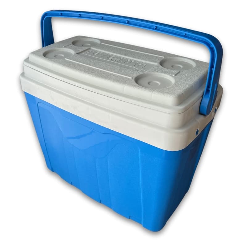 Caixa Térmica 25 Litros Cooler Térmico Antares 34 Latas Cerveja Churrasco Praia
