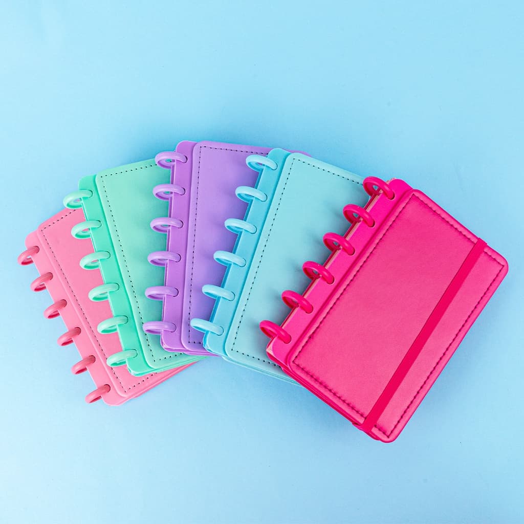 Caderno Inteligente A6 Capa Dura Original Mini Caderneta De Disco Diário Feminino Agenda Planner