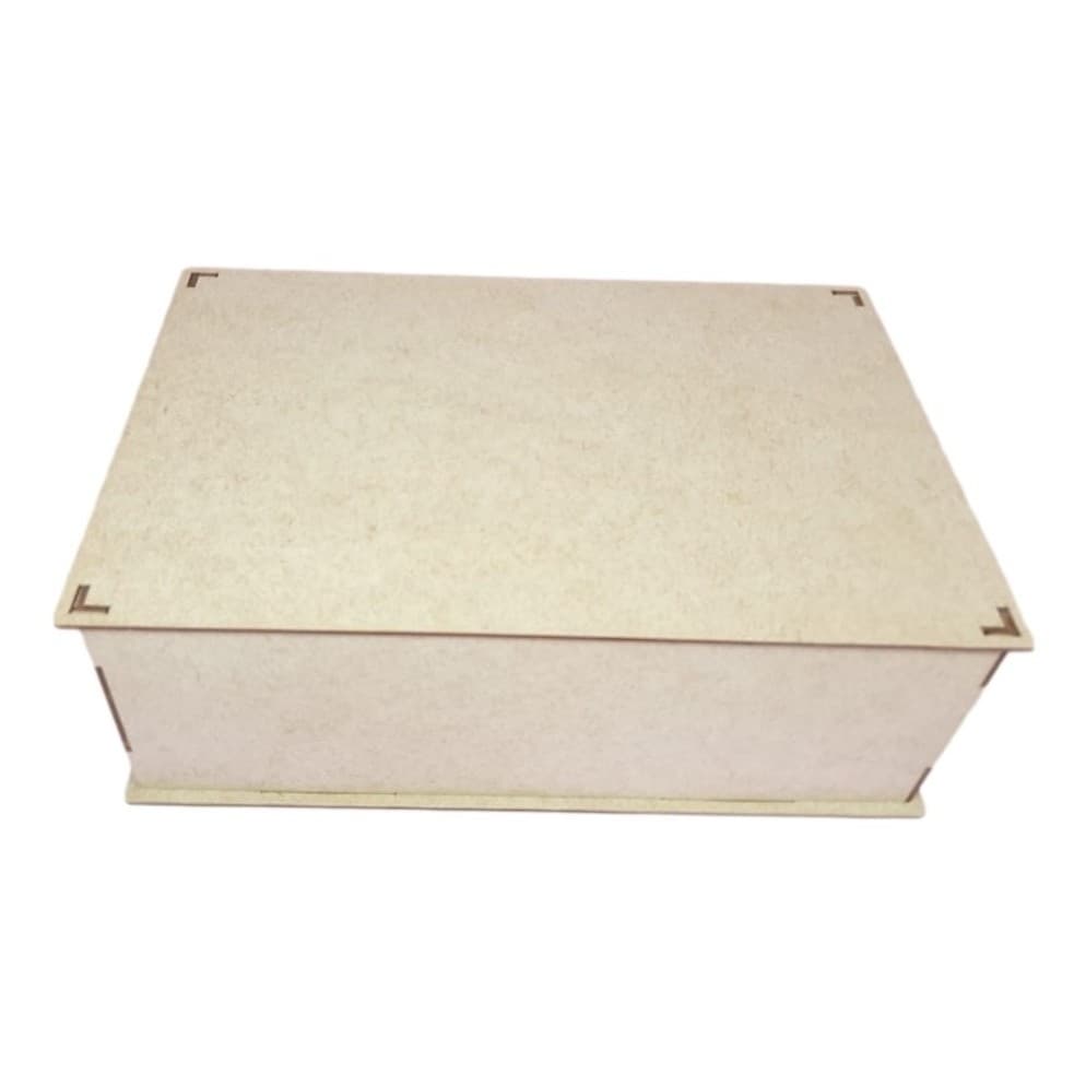5 Caixas Lisas Mdf Cru 21x16x10 Mdf Cru CONVITE PADRINHO
