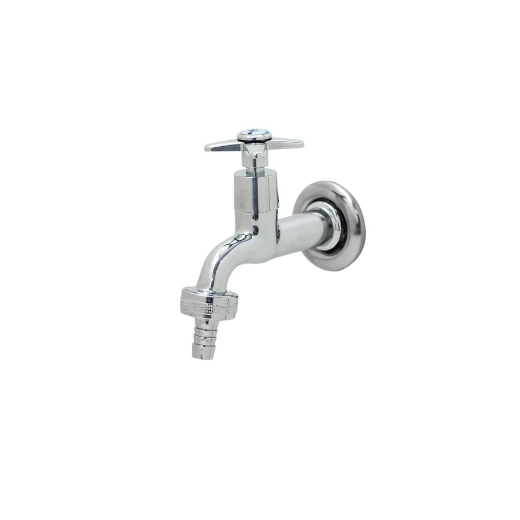 Torneira Jardim Longa Parede 1/2"-3/4" Metal C-23