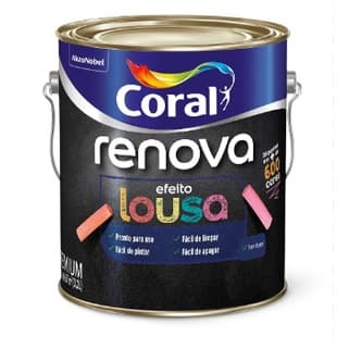 Efeito Lousa Ac Coral Renova 3,2l Escolha Sua Cor!