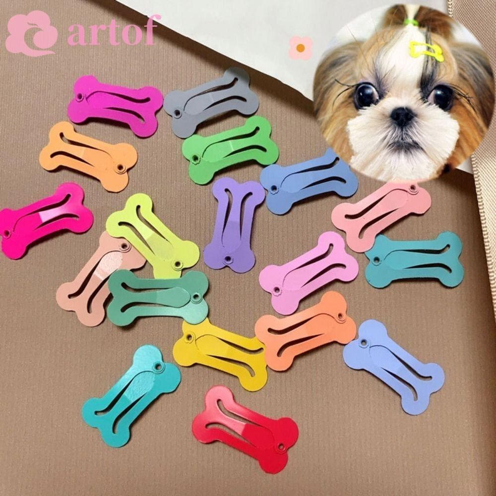 ARTOF Dog Grampo De Cabelo 10pcs Decorativo Em Forma De Osso De Cachorro