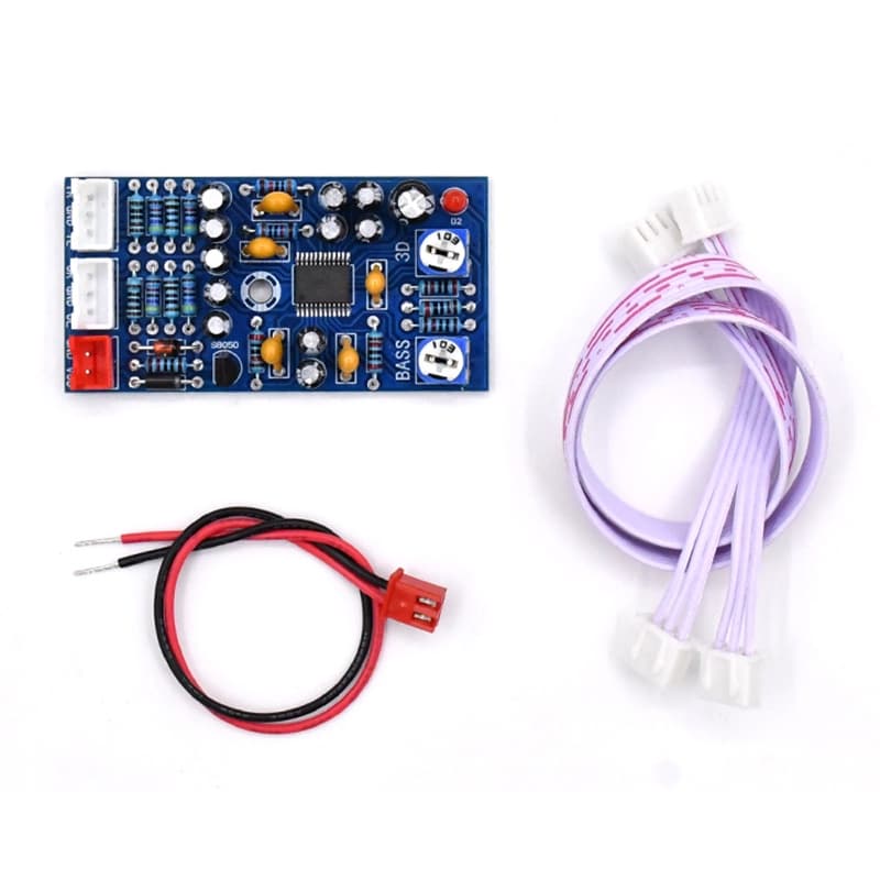 Placa Pré-Amplificador De Embelezamento De Efeito Sonoro XH-A904 De Tom De Áudio 3D Poderoso Módulo Graves JRC2706