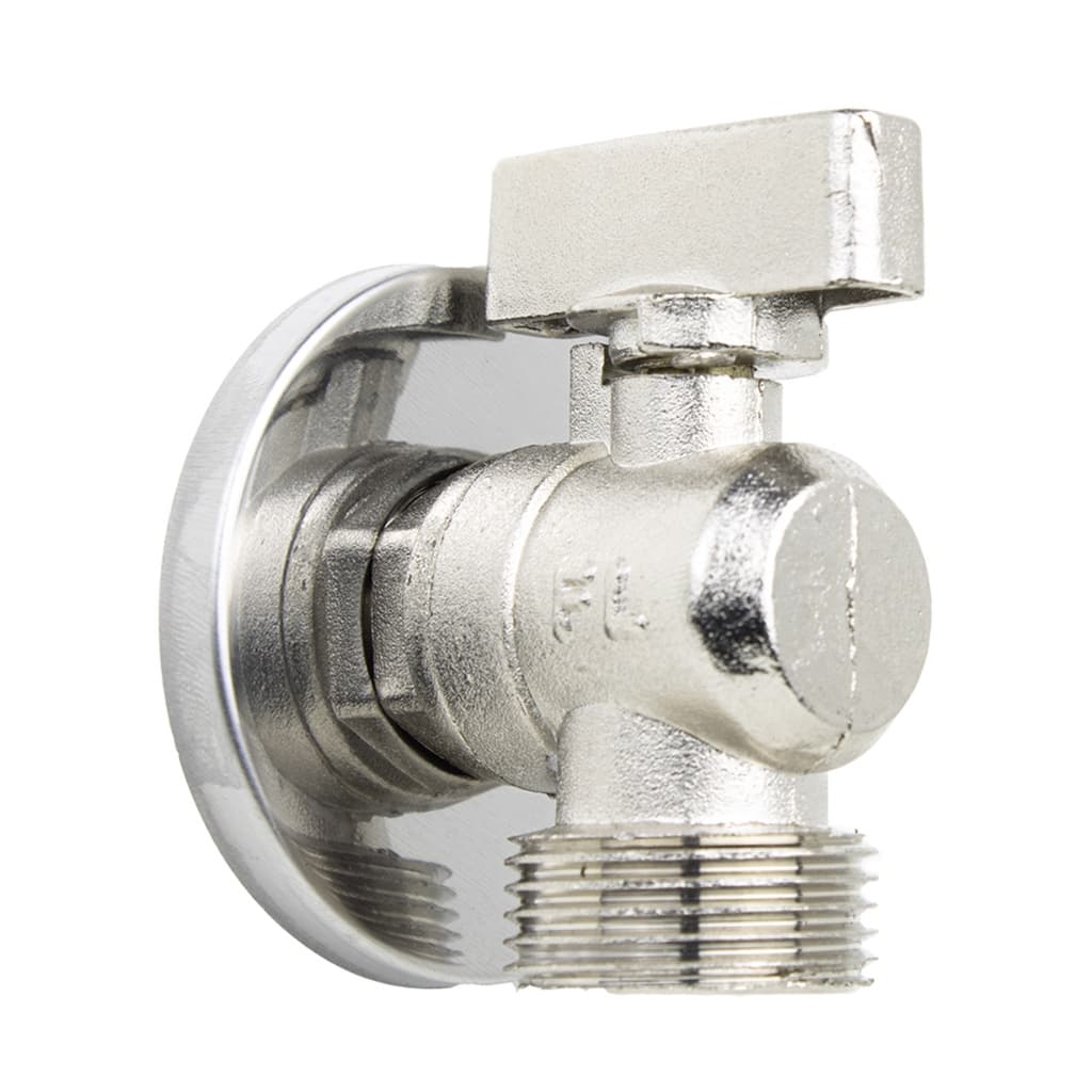 Torneira Registro Para Maquina de Lavar e Louça Metal1/2x3/4