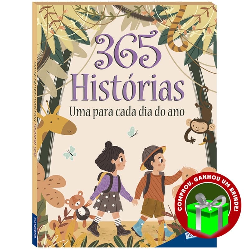 Livro 365 Histórias. Uma para cada dia do ano Todolivro Crianças Filhos Infantil Desenho