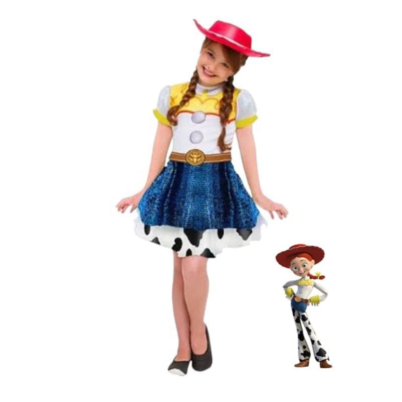 Fantasia jessi toy story Infantil para meninas para festa carnaval aniversário