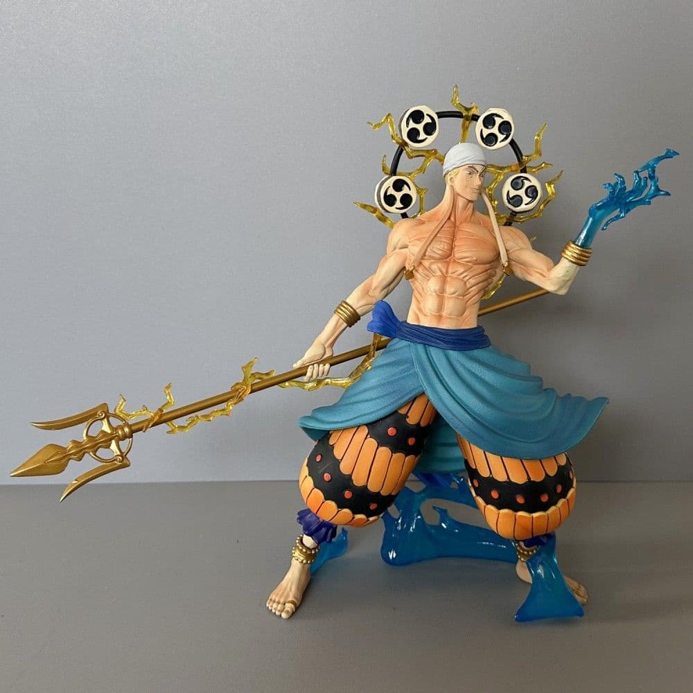 Estoque pronto One Piece GK Great Thunder God Anilu Figura de efeito especial modelo Super grande enfeites de forma de c