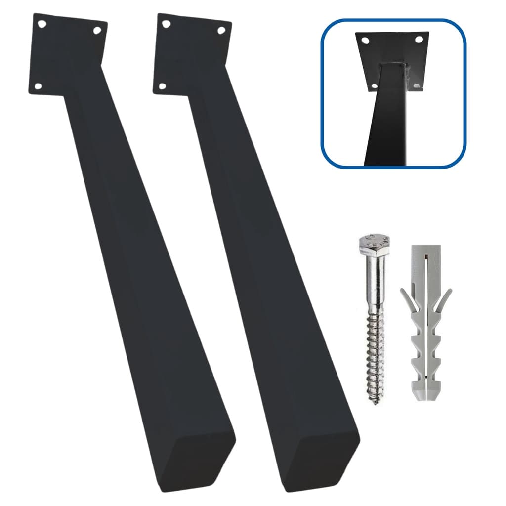 Suporte p/ Pia de Parafusar 60cm 2un Grapa Granito Bancada