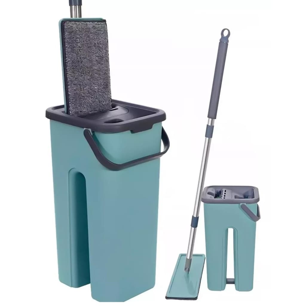 Mop Flat Limpa Esteriliza Vassoura e Rodo 360º com Refil 3L