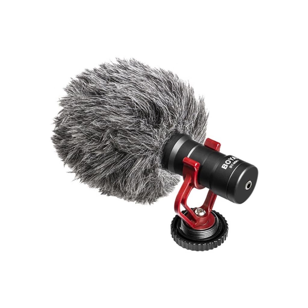 Microfone para apresentacao de live, premium suporte Boya BY-MM1 Condensador Omnidirecional