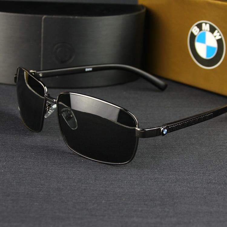 Óculos De Sol Masculino Polarizado Moda Retro Grande Quadro Proteção UV400