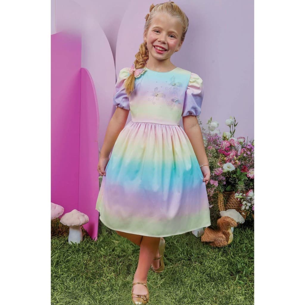 Vestido Color Borboleta