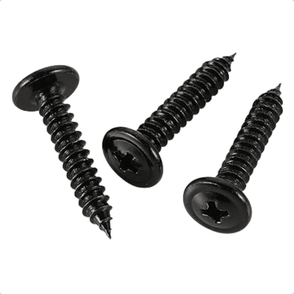 Kit 50 Parafuso Flangeado 4,2x22 Cabeça Philips Zincado Anticorrosivo Ideal Para Madeira e Metal