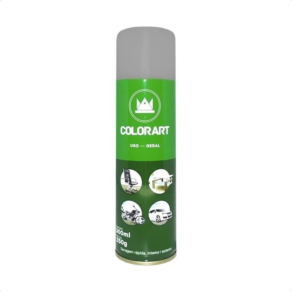 Primer Spray Para Tinta Uso Geral Fundo Cinza Colorart 300ml