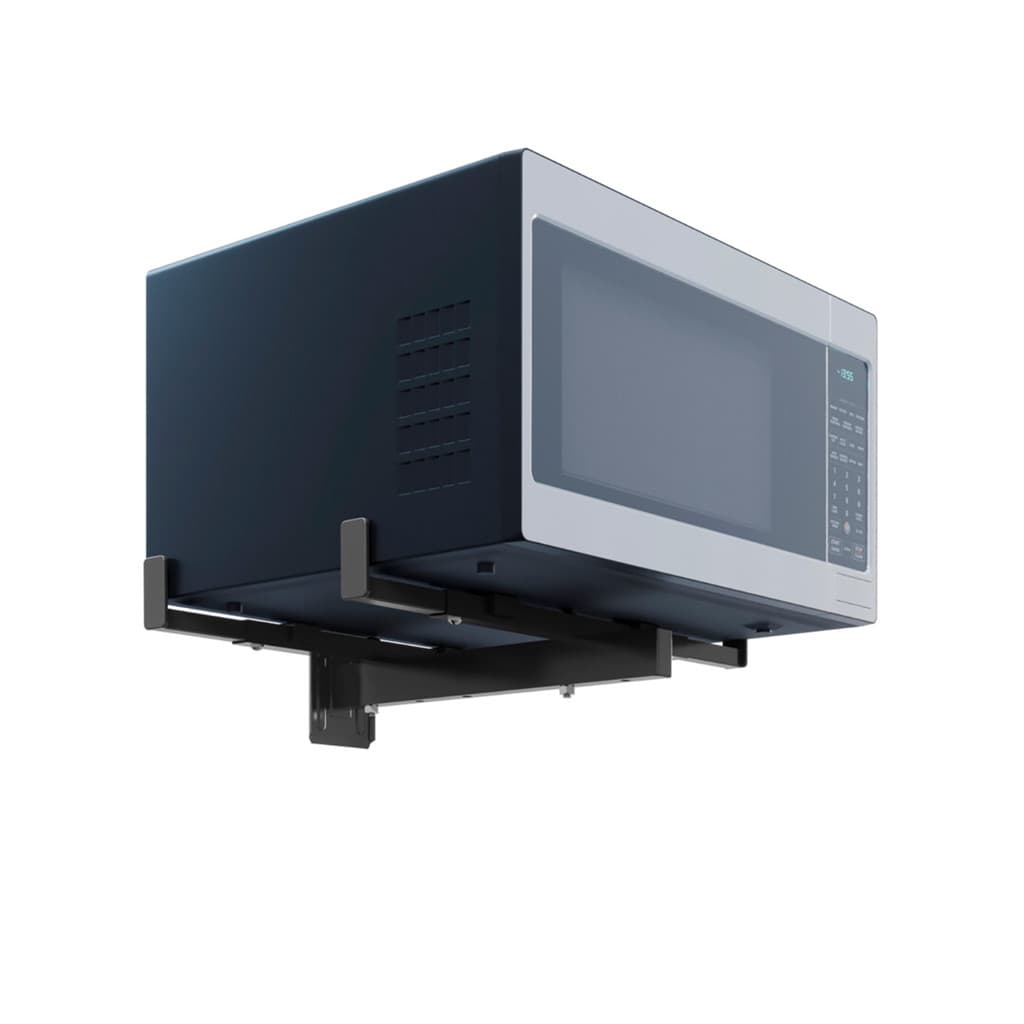 Suporte p/ Forno Micro-ondas Preto-SBR3.4 c/ ajuste largura