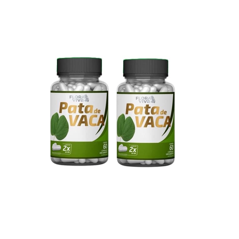Kit com 2 Pata de Vaca – 60 Cápsulas - Flora Viva
