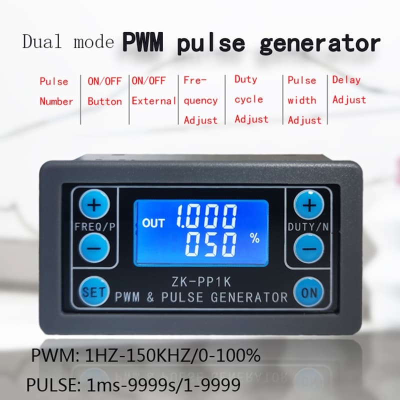 Gerador De Função De Sinal Retangular De Onda Quadrada ZK-PP1K 3.3-30V PWM 1Hz ~ 150KHz Módulo Ajustável De Ciclo De Ser