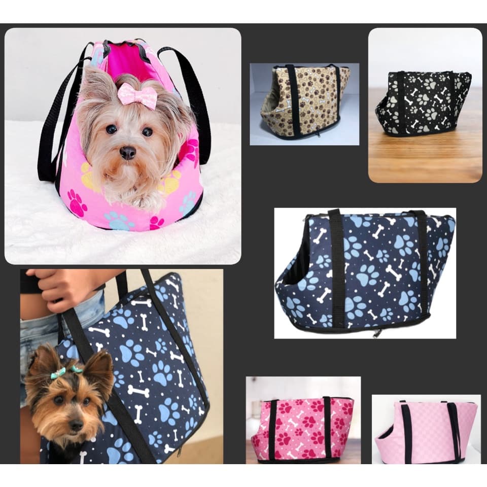 Bolsa de Transporte para Pet Cães e Gatos Passeio Rosa Estilo Tamanho G ENVIO IMEDIATO