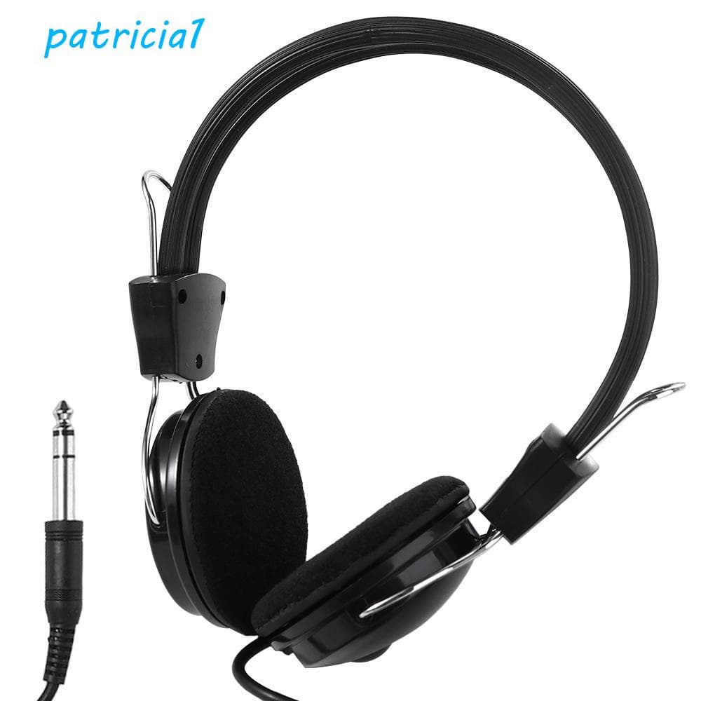 PATRICIA1 Fone De Ouvido De Música Instrumento Musical Preto Guitarra Elétrica Para Piano Com Fio