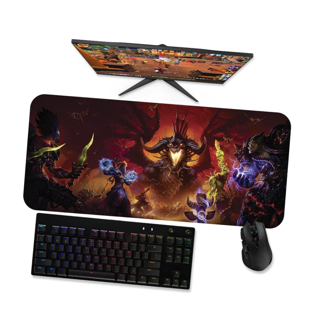 Mouse Pad Gamer Grande  WOW 1  90x40 80x40 60x40 70x30 45x40