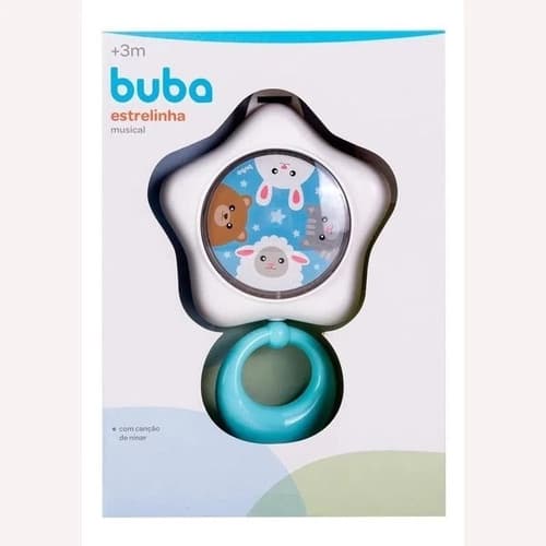 Estrelinha Musical Caixinha De Musica Rosa Buba Azul Canção Buba Original Ursinho Mobile
