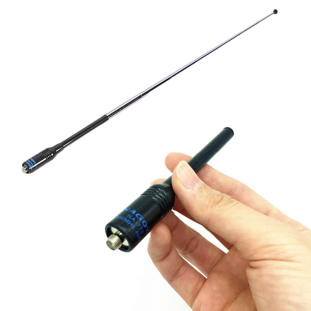 Antena retrátil para radio baofeng 777s Uv5r Uv6r Uv82