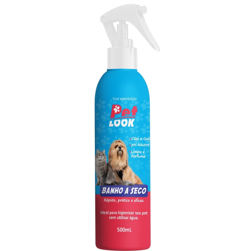 Banho a Seco para Cachorro e Gato Pet Look