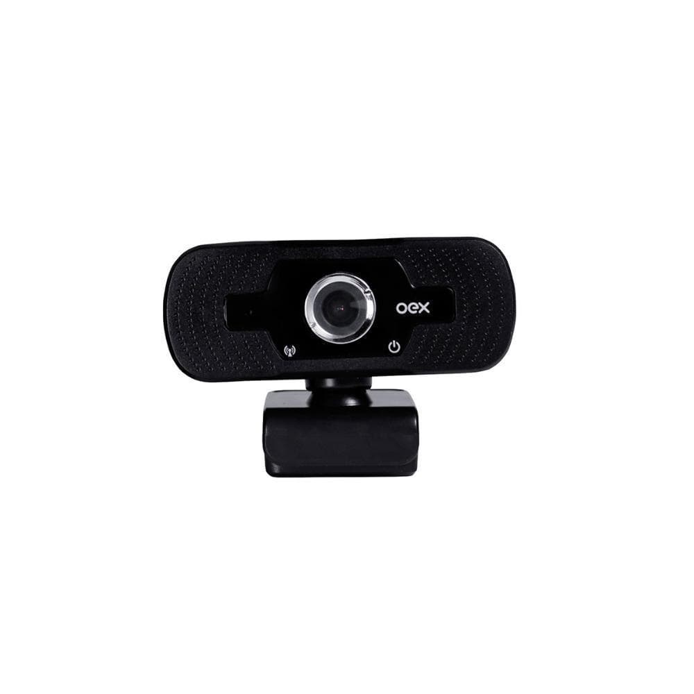 WEB CAM USB FULL HD 1080P PRO W100 COM MICROFONE PRETO OEX