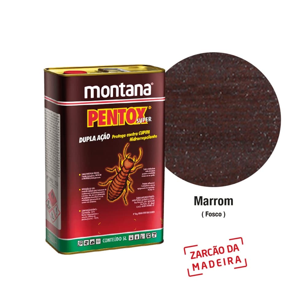 Pentox Super Dupla Ação Marrom Montana 5L