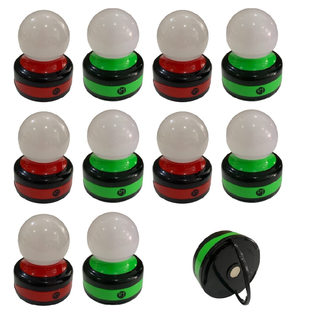 Kit 10 Abajur Luminária Com Led e Imã a Pilha Multiuso
