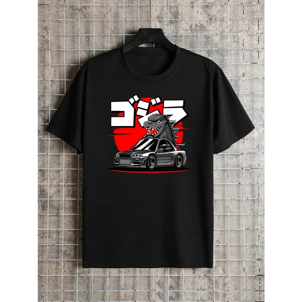 Camiseta Masculina  camisa Nissan Skyline R34 Godzilla Streetwear GearHead Promoção Exclusiva