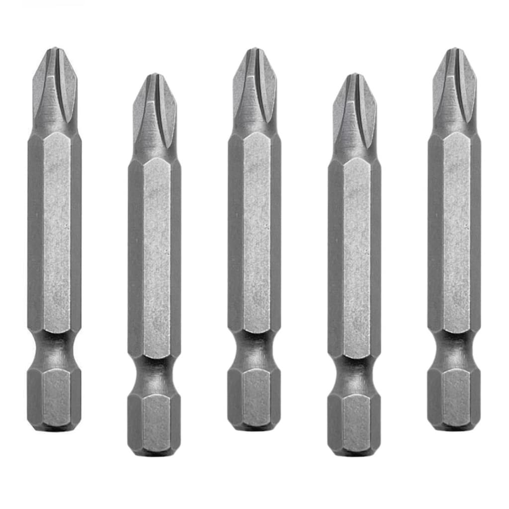 Ponta Bits PH3 50MM 5 Peças CRV Chave Torção Conexão Rosqueada MTX