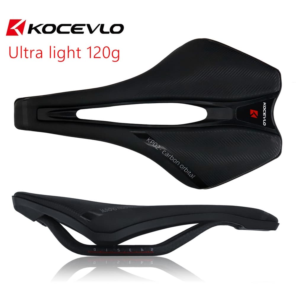KOCEVLO Sela De Bicicleta De Fibra De Carbono Estrada Mtb Couro Pu