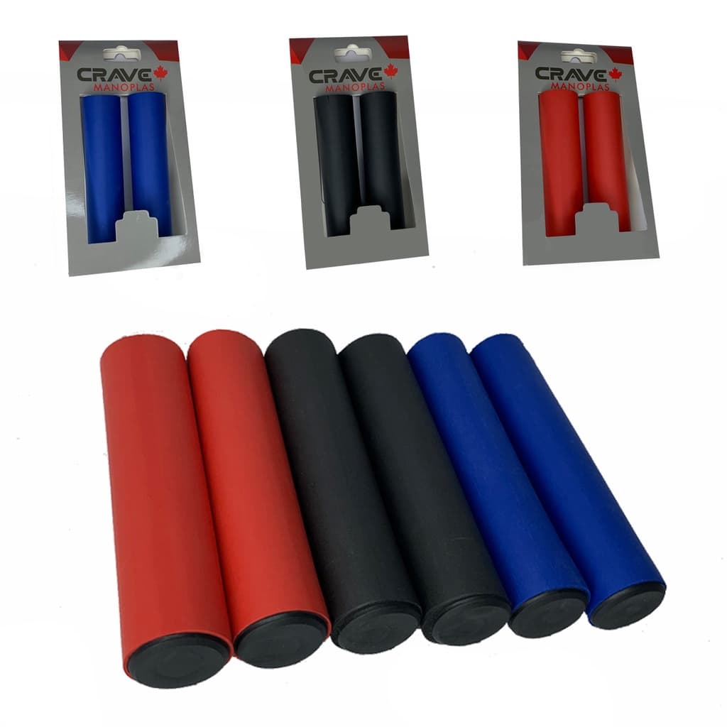 Kit com 30 manoplas de silicone para bikes