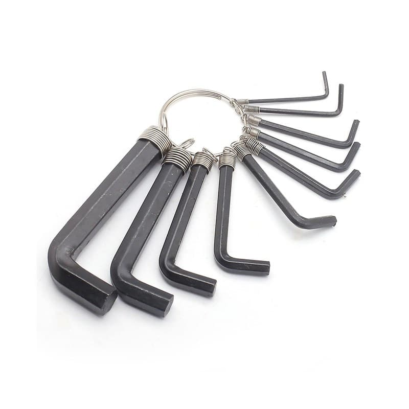 JOGO DE CHAVE ALLEN CURTA 1,5 A 10 MM CRV ARGOLA SPARTA 1126655
